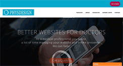 Desktop Screenshot of physicianwebsitedesign.com